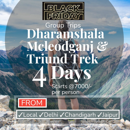 Dharamshala Mcleodganj Triund Trek 3 Night/ 4 Days (Group Trip)